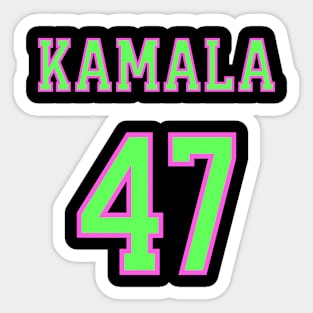 Kamala 47 - AKA Colors 2 Sticker